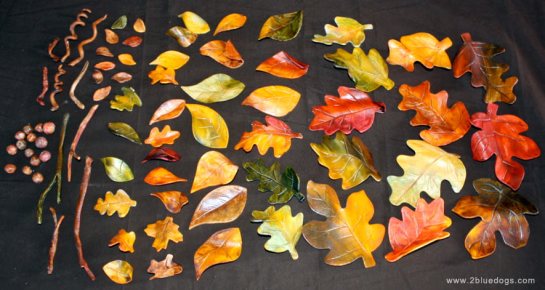 Sugar art, fall leaves, edible fall leaves, fall sugar leaves, wedding cake decorations, gumpaste leaves, edible leaves