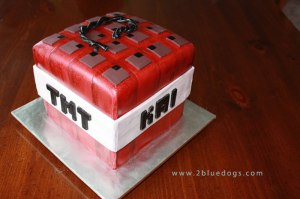 Minecraft cake cupcakes TNT creepers steve